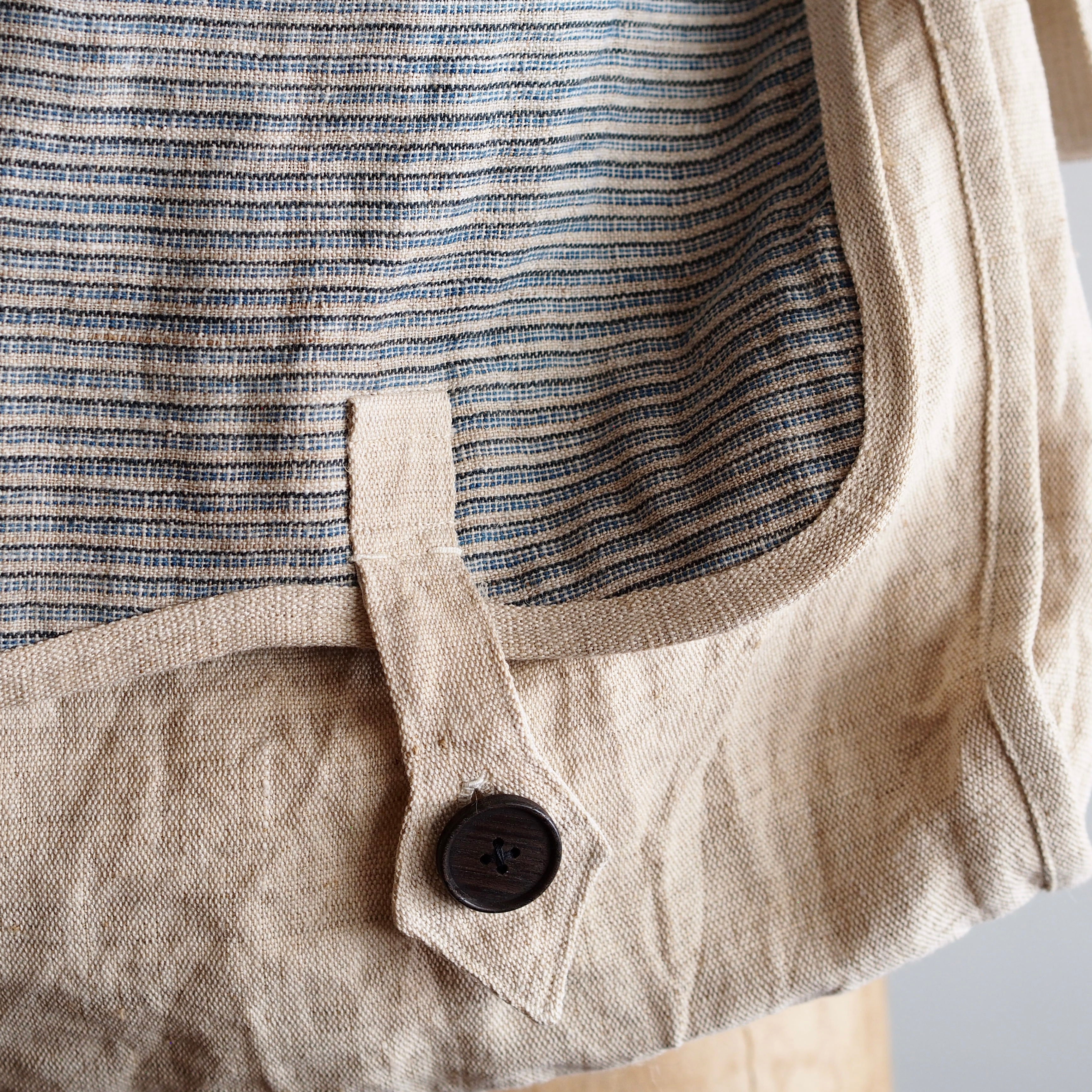 NORA BAG~type postman~japan old cotton/hemp fabric~