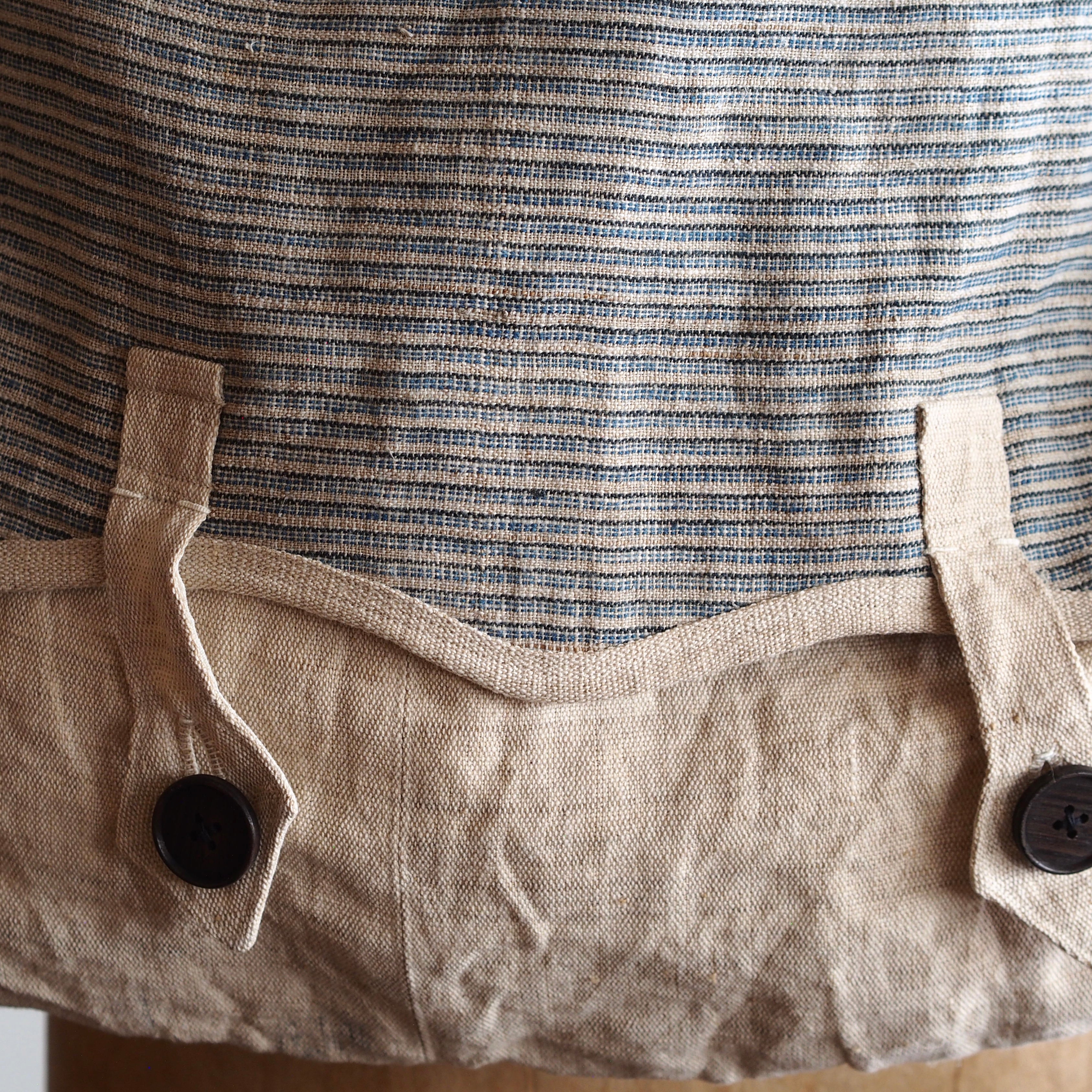NORA BAG~type postman~japan old cotton/hemp fabric~