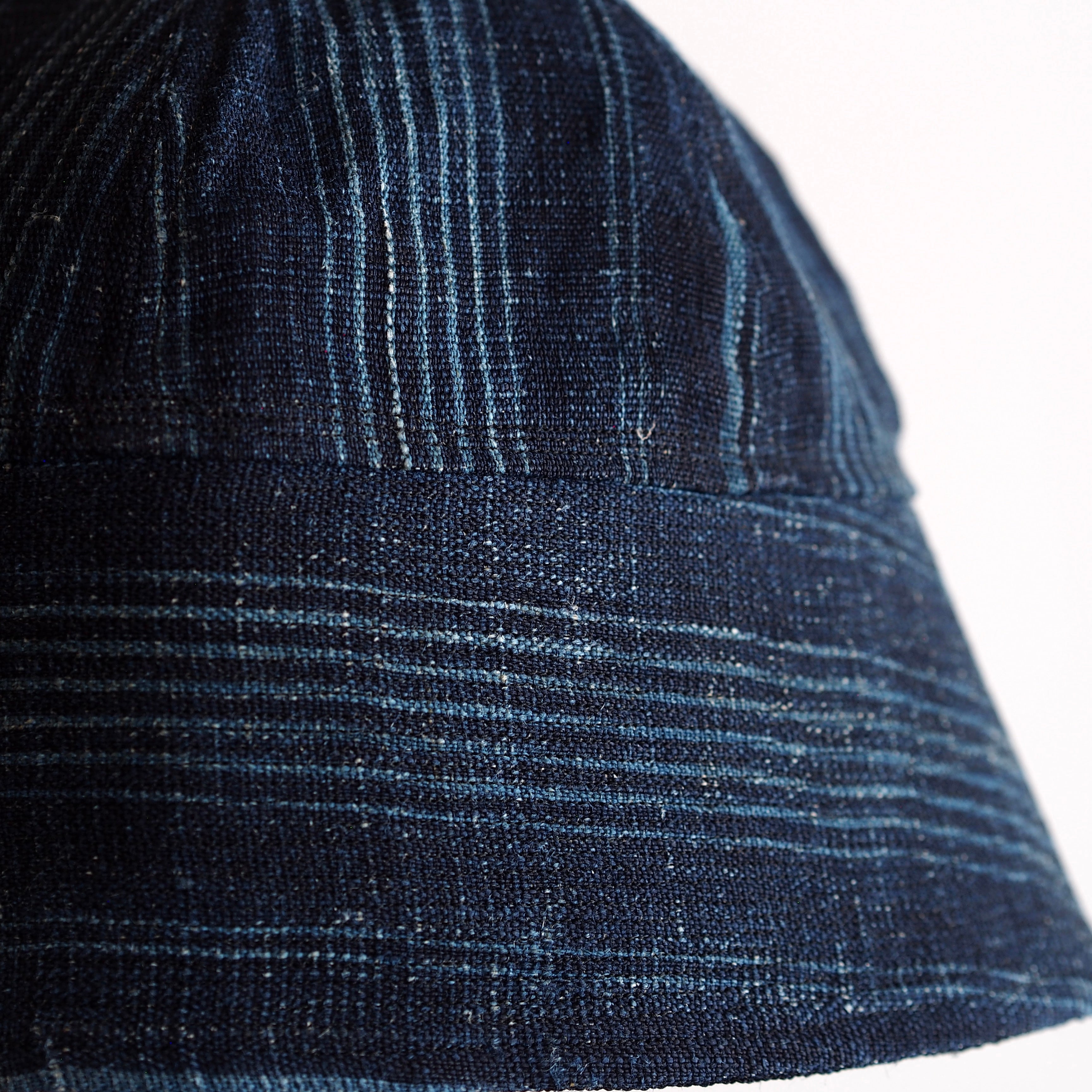 NORA HAT ~type sailor~japan old indigo hemp stripe