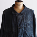 NORA SHORT JACKET~Japan old indigo hemp fabric~