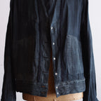 NORA SHORT JACKET~Japan old indigo hemp fabric~
