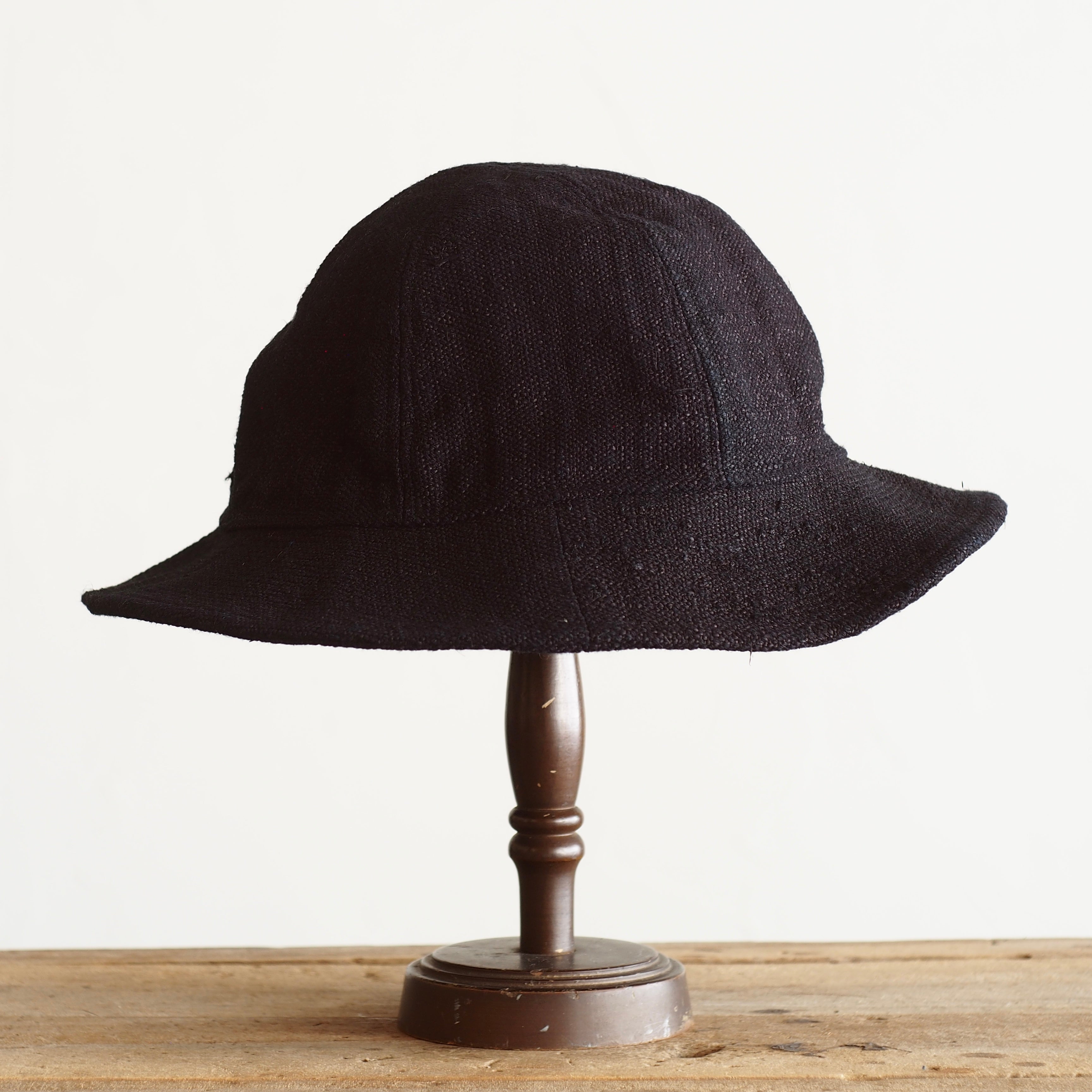 NORA HAT ~type 2nd~japan old indigo hemp fabric