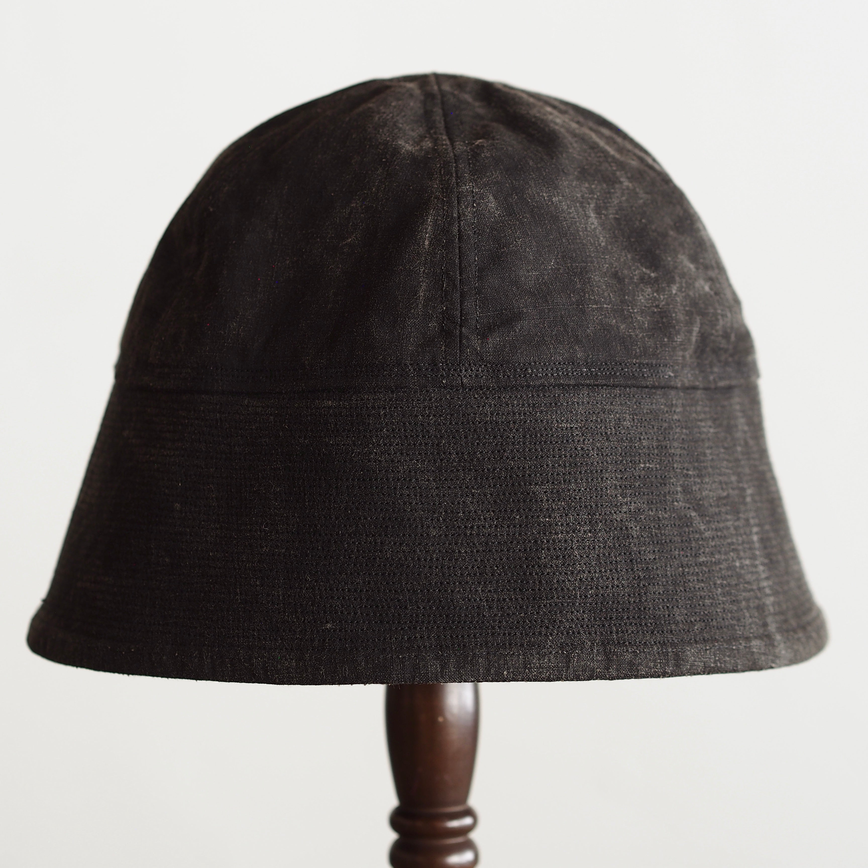 NORA HAT ~type 1st~japan old black cotton fabric⓶