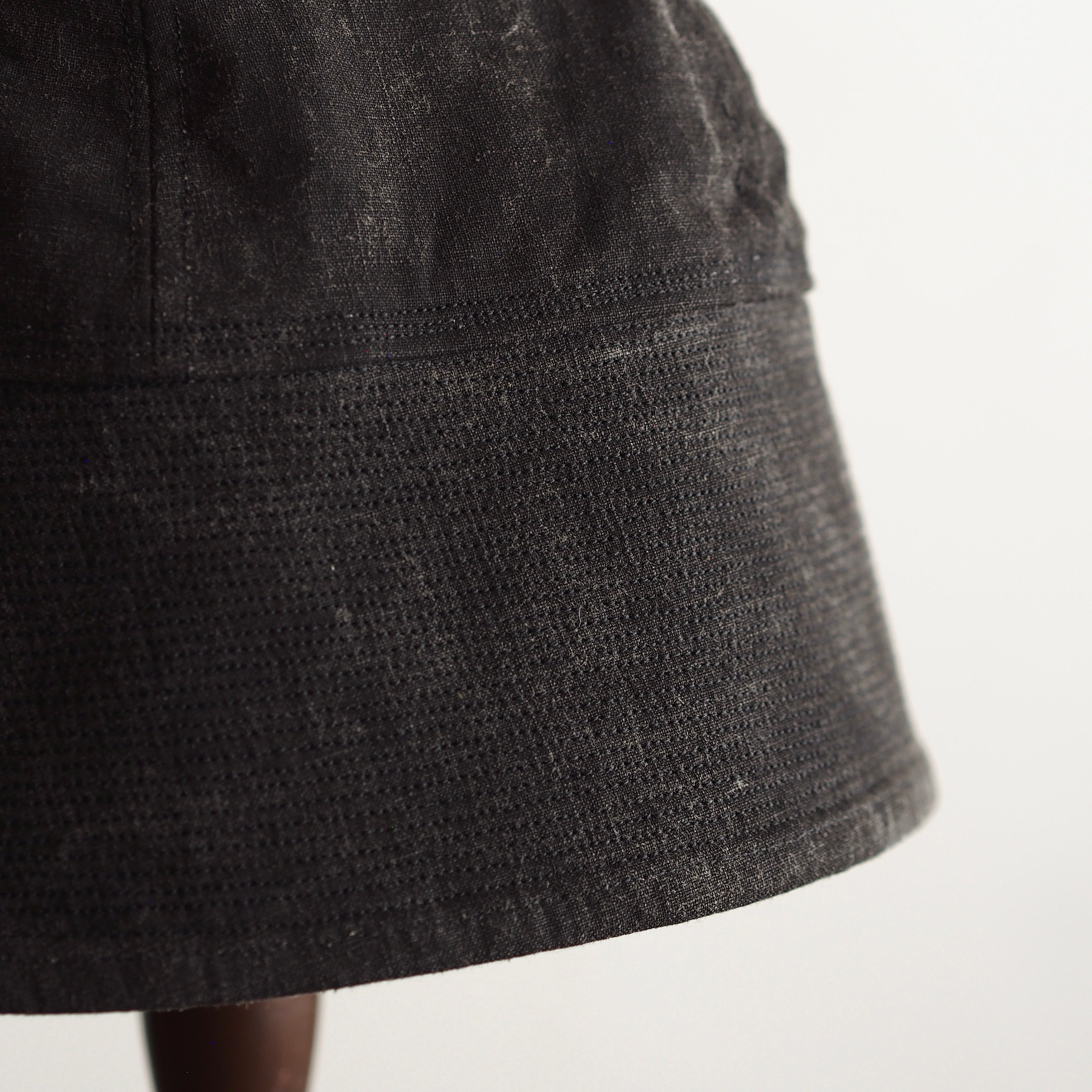 NORA HAT ~type 1st~japan old black cotton fabric⓶