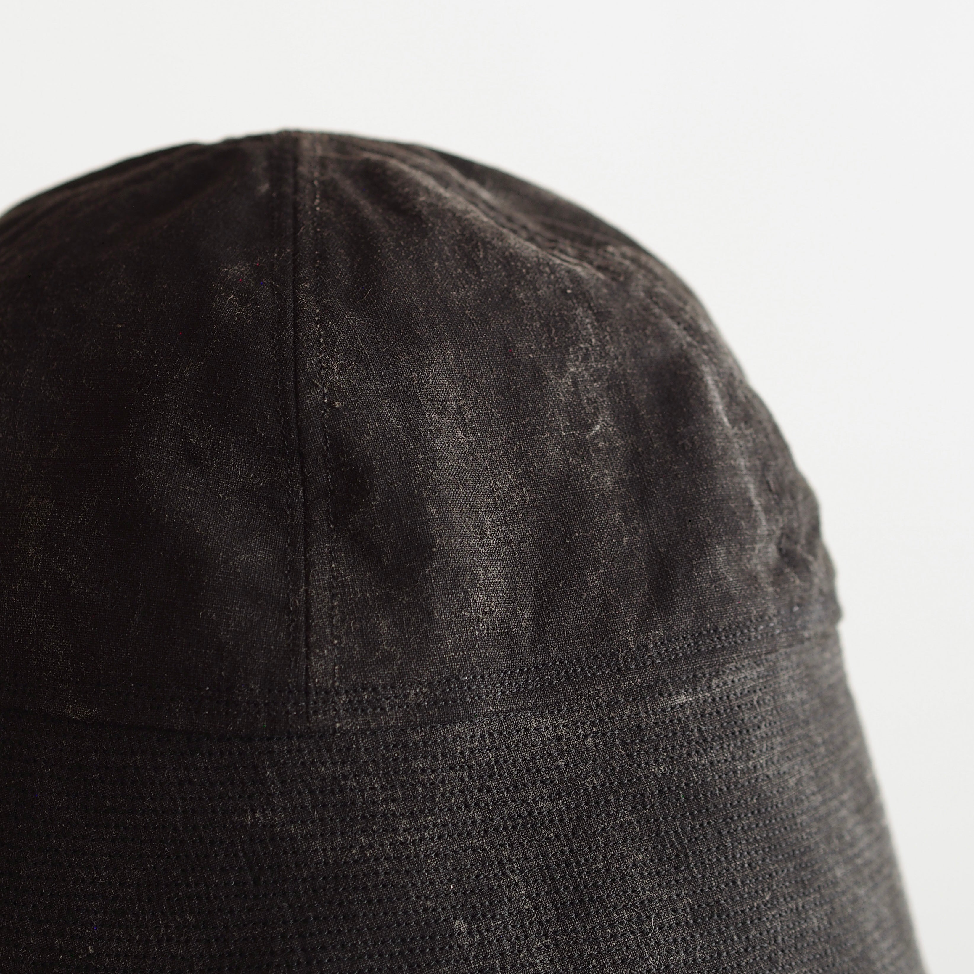 NORA HAT ~type 1st~japan old black cotton fabric⓶