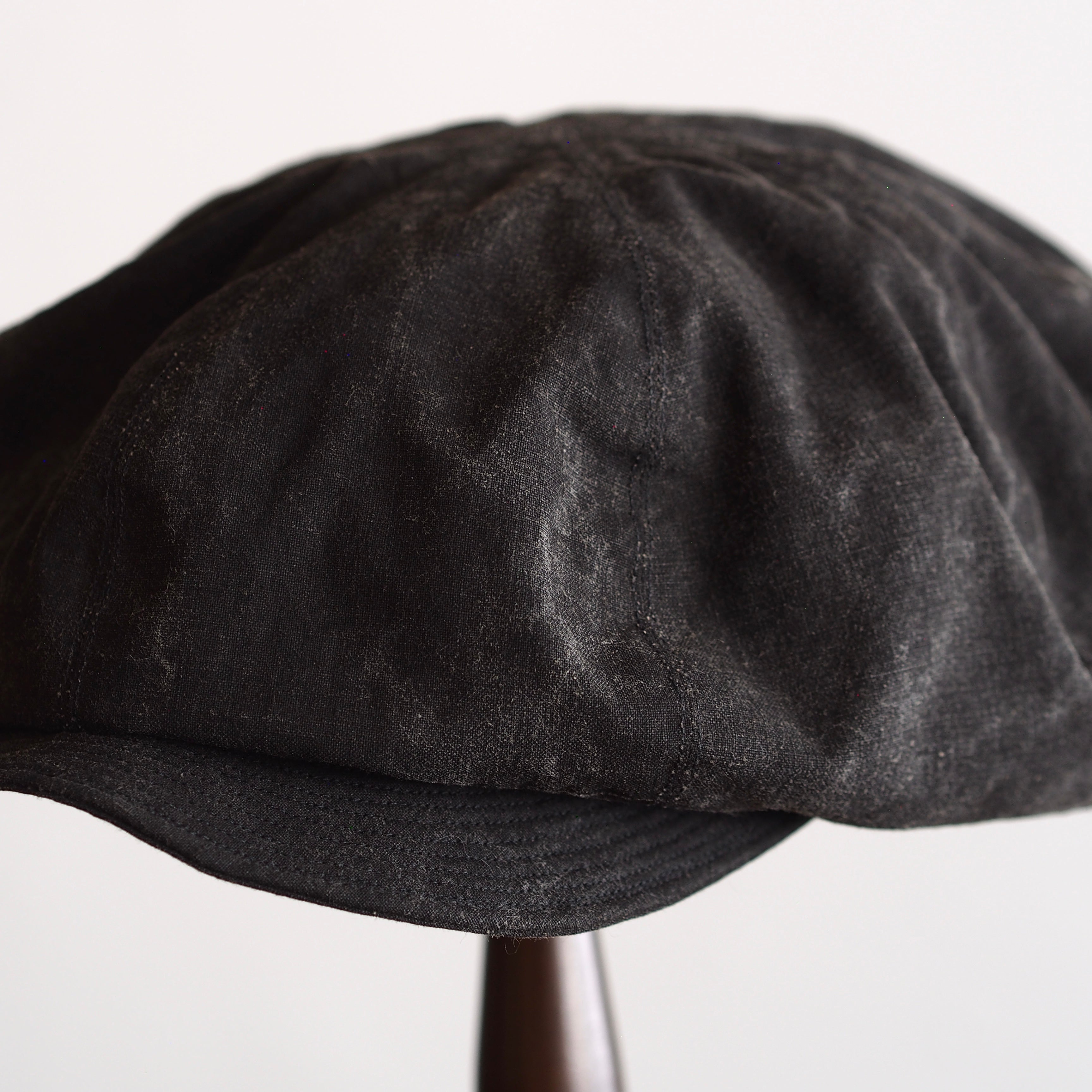 NORA CAP ~type newsboy~61 japan old black cotton