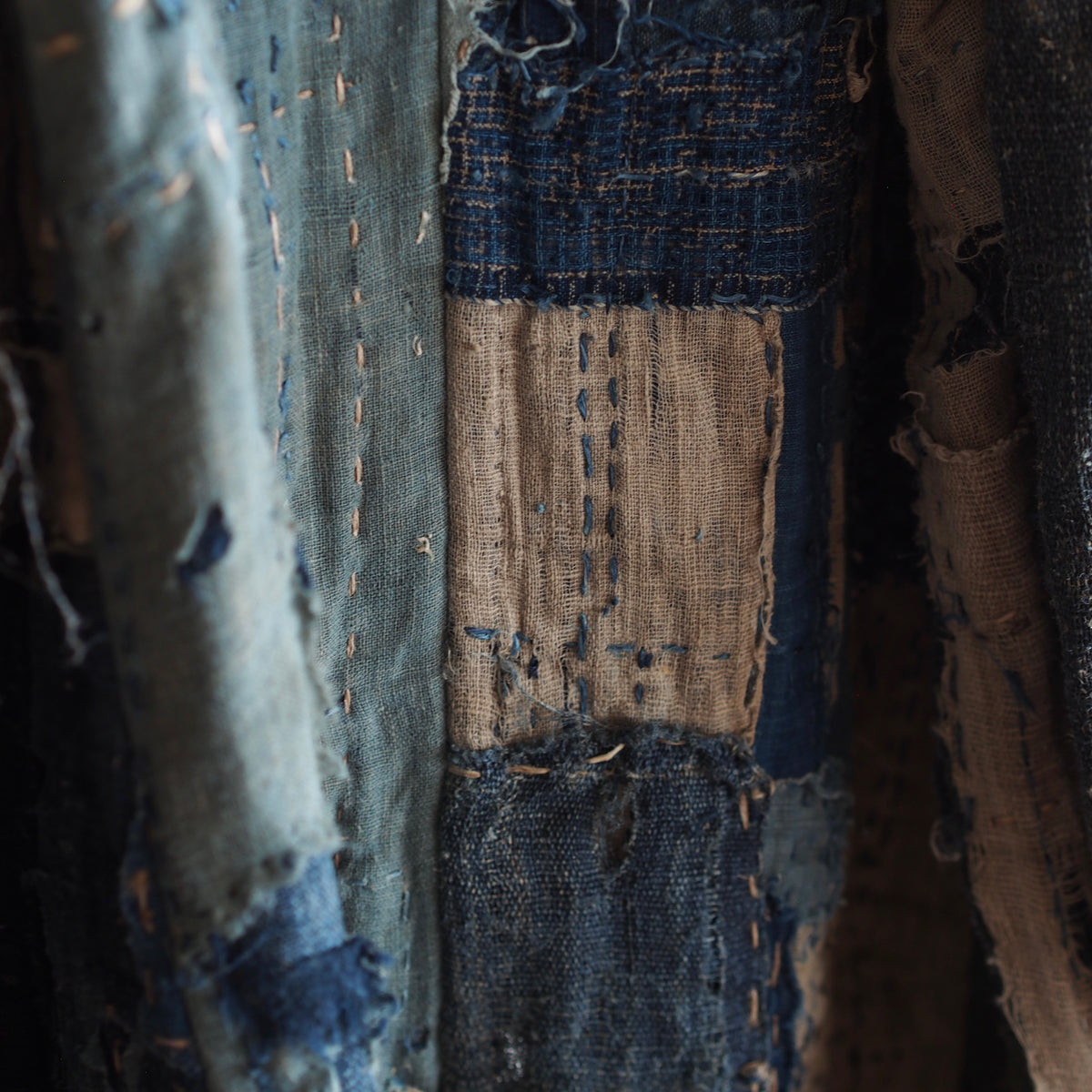 NORA JACKET~Japan old boro fabric~南部麻