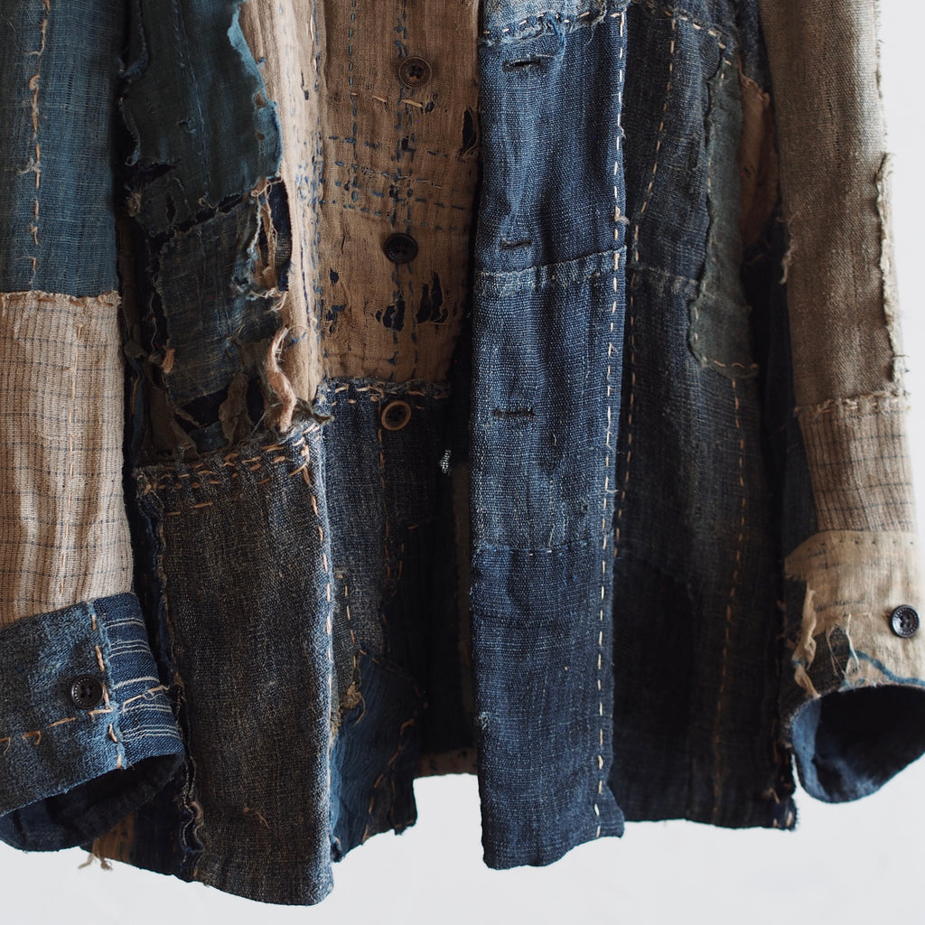 NORA JACKET~Japan old boro fabric~南部麻