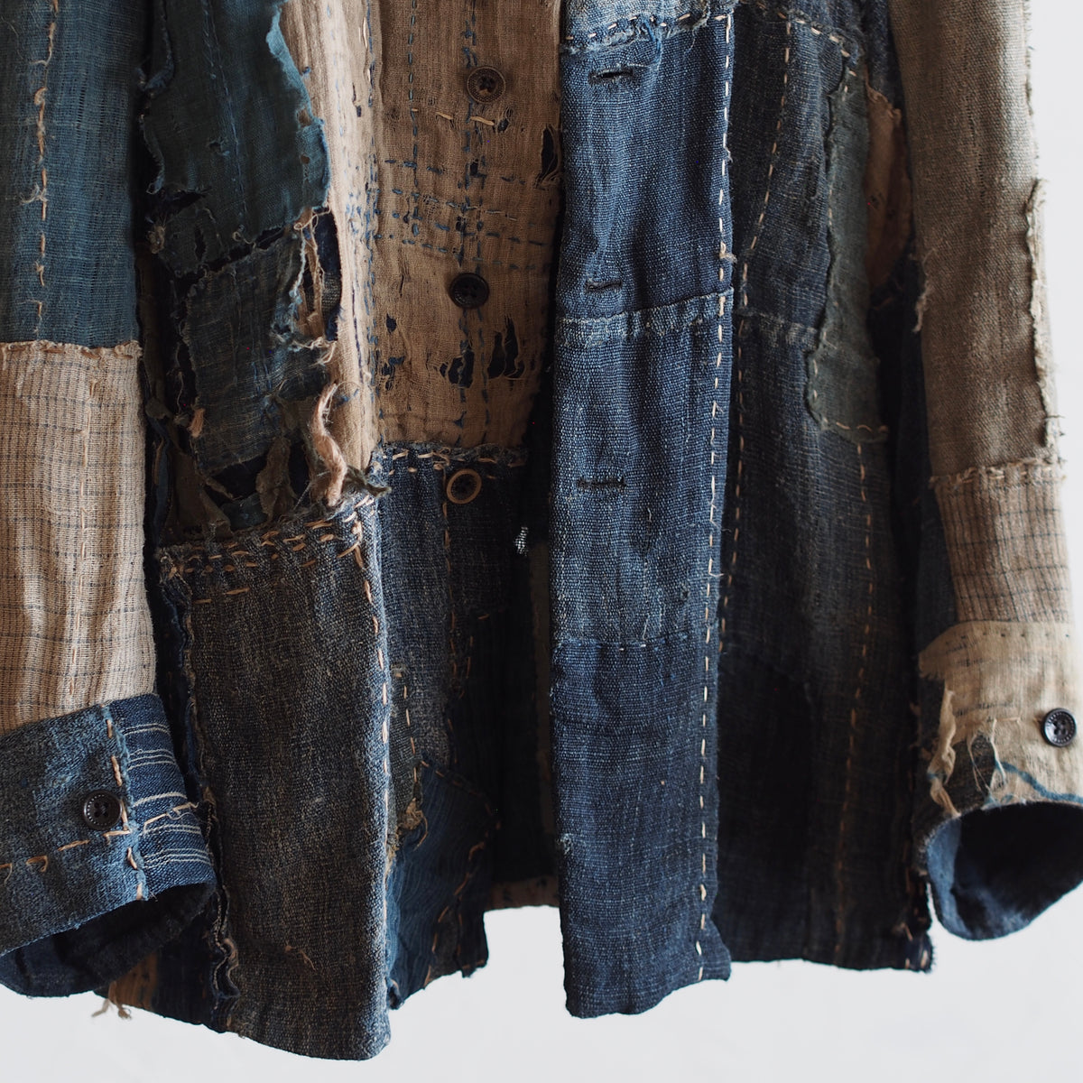 NORA JACKET~Japan old boro fabric~南部麻