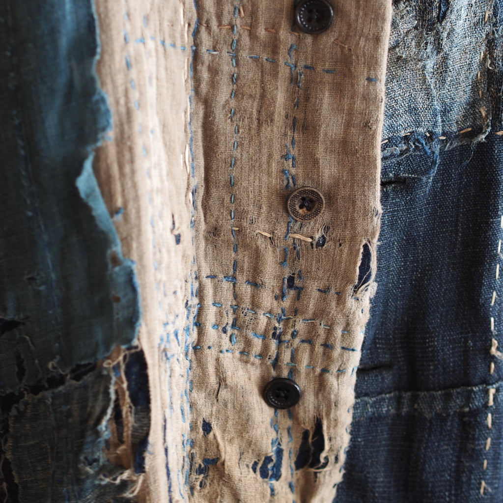 NORA JACKET~Japan old boro fabric~南部麻
