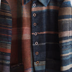 NORA JACKET~Japan old sakiori fabric~裂織