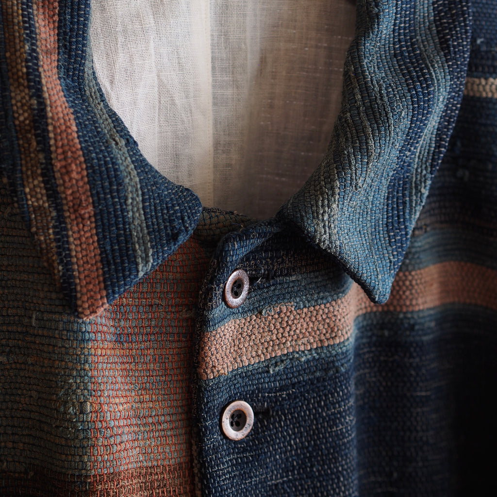 NORA JACKET~Japan old sakiori fabric~裂織