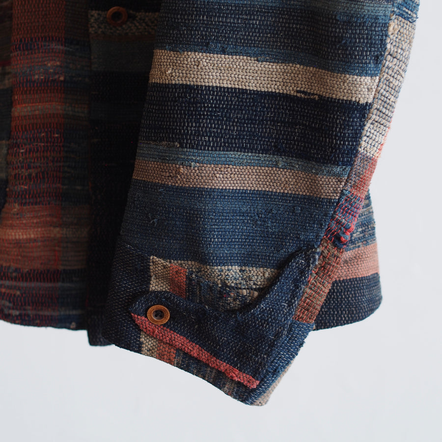 NORA JACKET~Japan old sakiori fabric~裂織