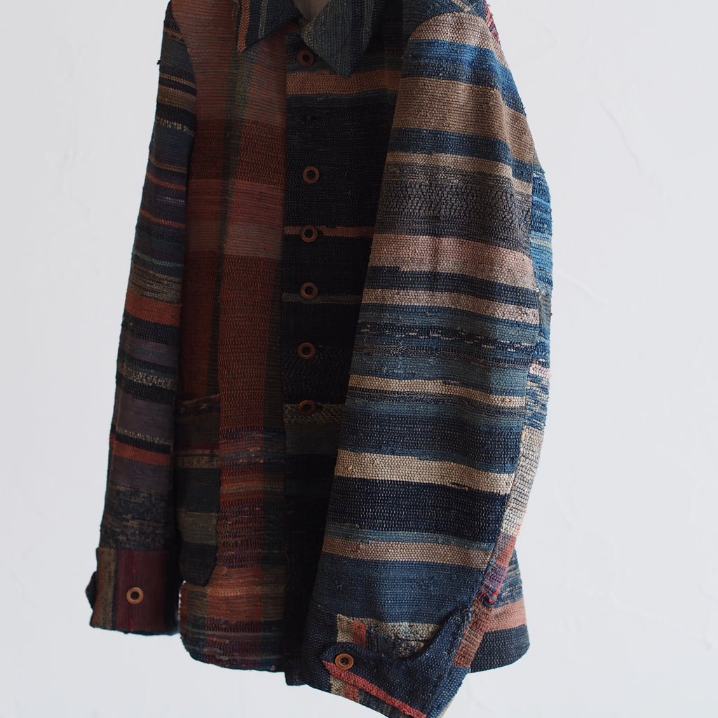 NORA JACKET~Japan old sakiori fabric~裂織