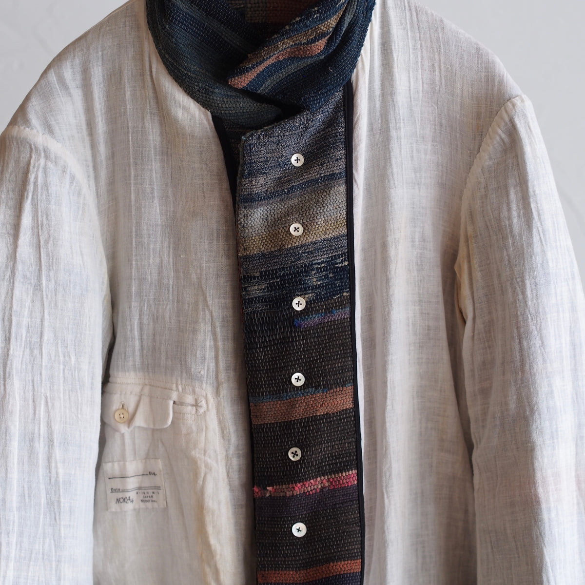 NORA JACKET~Japan old sakiori fabric~裂織
