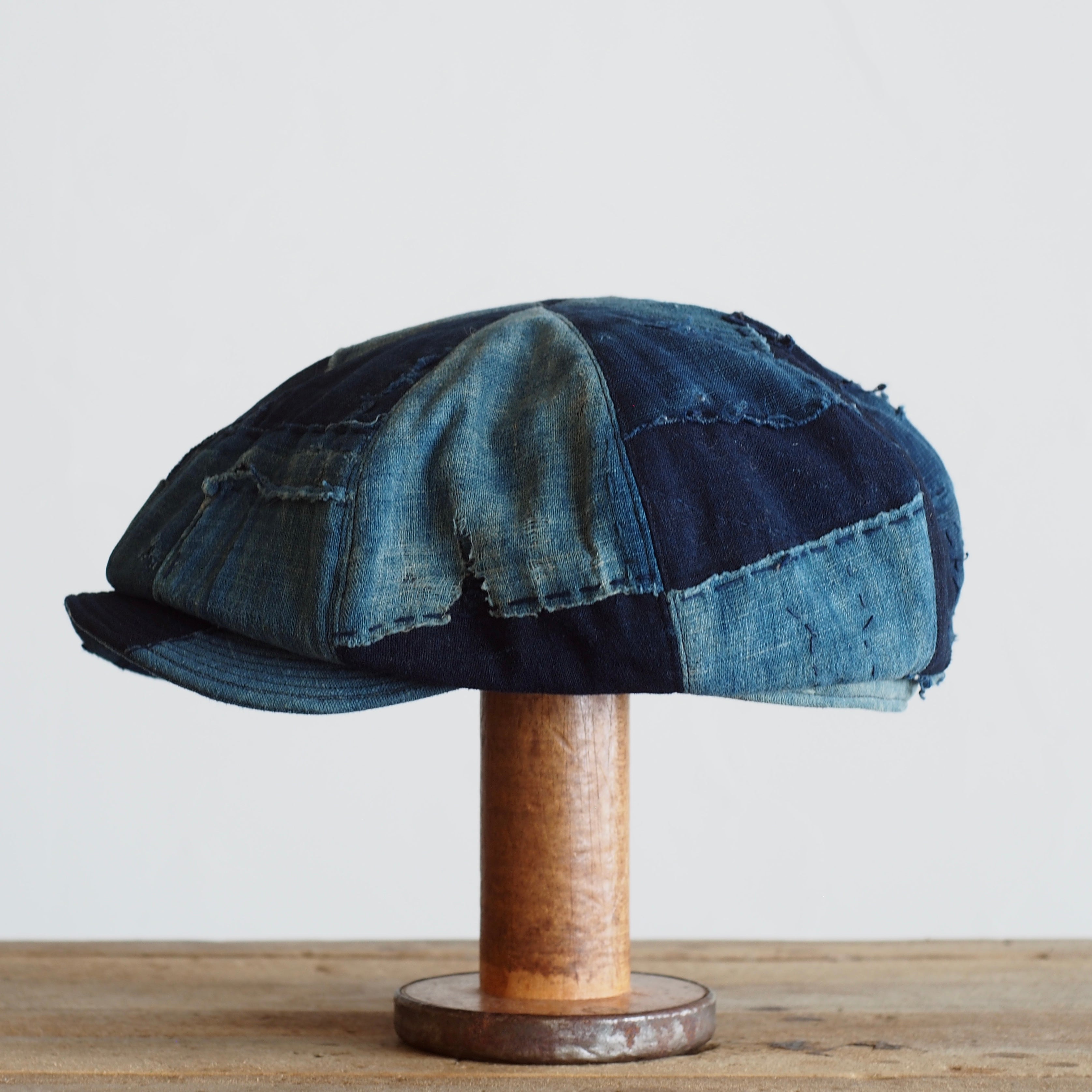BORO(襤褸)CAP ~type newsboy~60 meiji-taisho
