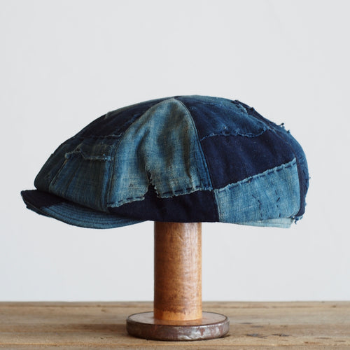 BORO(襤褸)CAP ~type newsboy~60 meiji-taisho