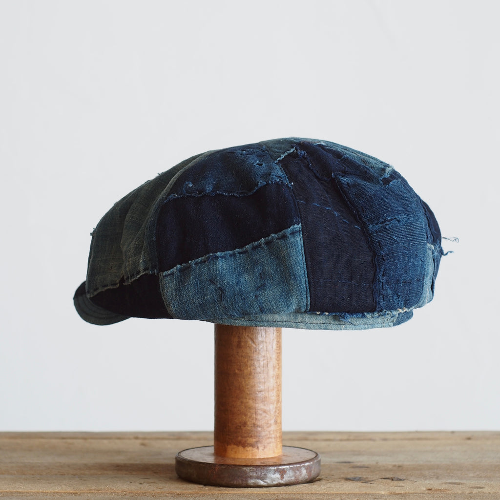 BORO(襤褸)CAP ~type newsboy~60 meiji-taisho