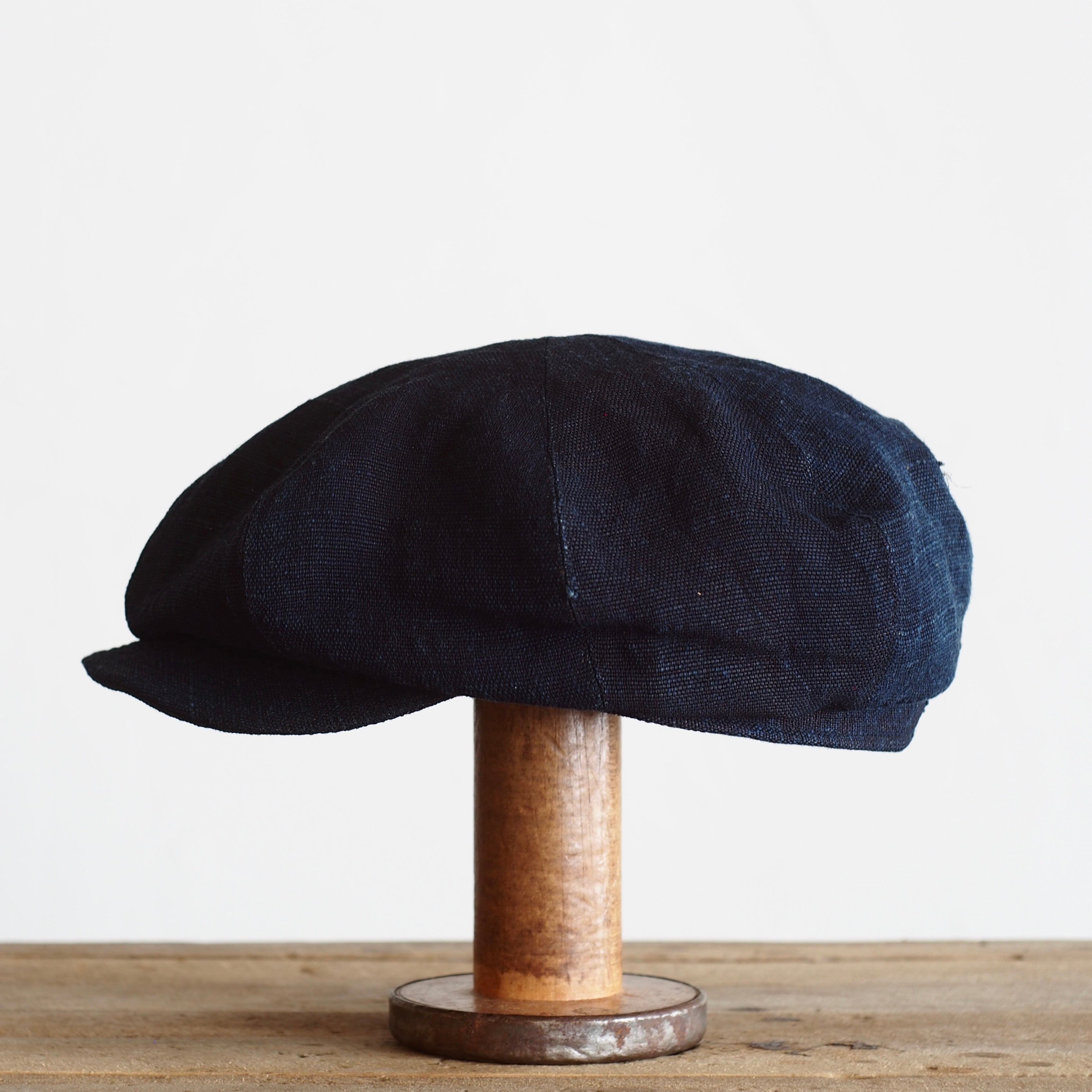 JAPAN VINTAGE FABRIC CAP ~type newsboy~61 南部麻①