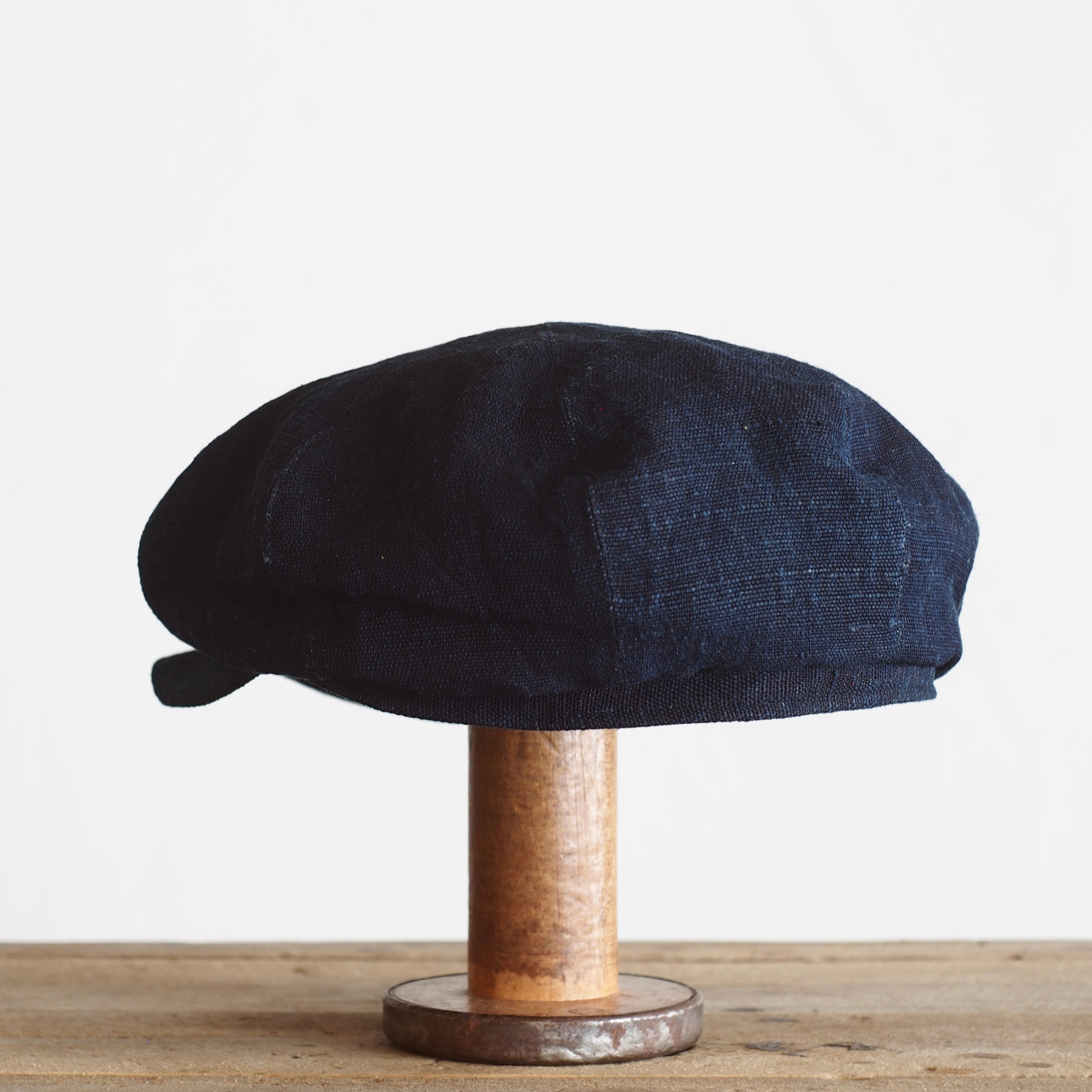 JAPAN VINTAGE FABRIC CAP ~type newsboy~61 南部麻①