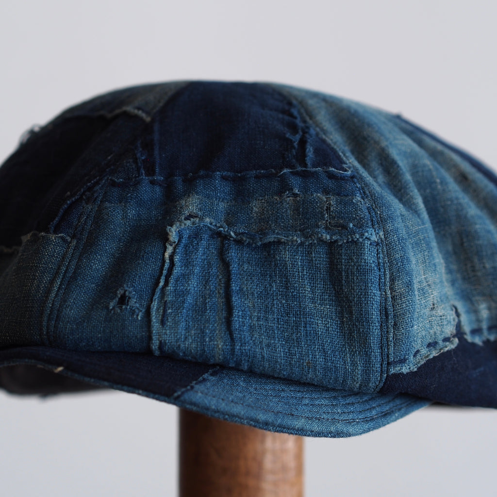 BORO(襤褸)CAP ~type newsboy~60 meiji-taisho