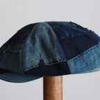 BORO(襤褸)CAP ~type newsboy~60 meiji-taisho