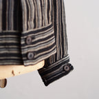 NORA SHORT JACKET~Japan old stripe hemp fabric~