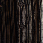 NORA SHORT JACKET~Japan old stripe hemp fabric~