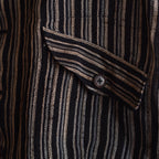 NORA SHORT JACKET~Japan old stripe hemp fabric~
