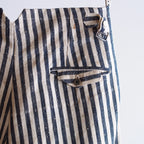 NORA WORK PANTS~japan old cotton stripe~