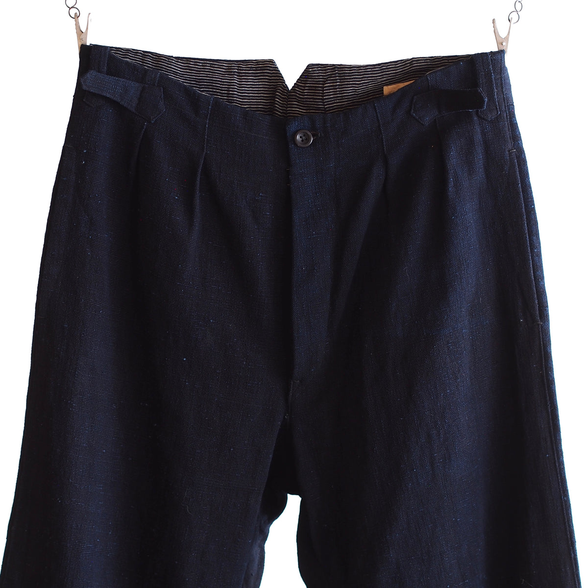 NORA WORK PANTS~japan old indigo paper fabric~