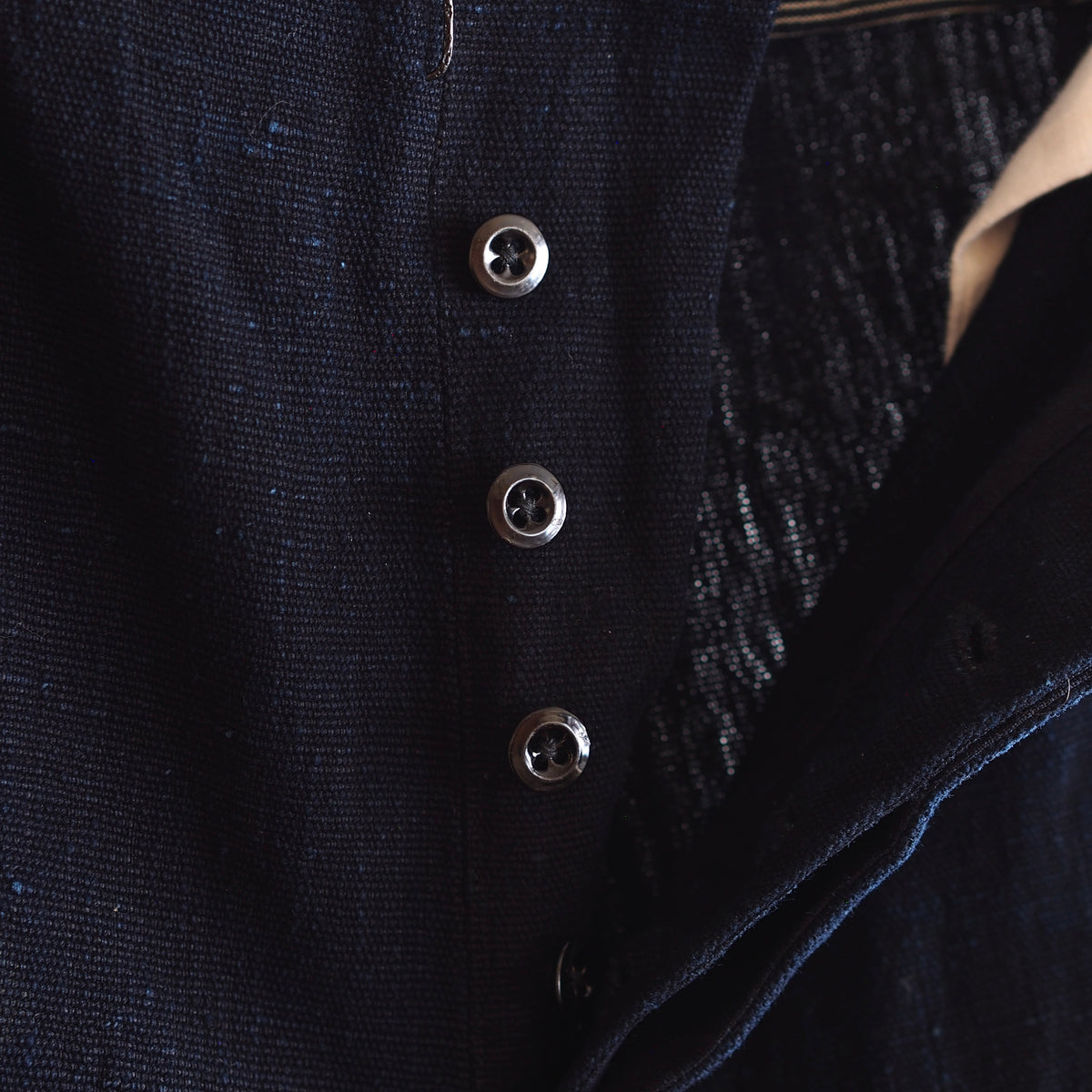 NORA WORK PANTS~japan old indigo paper fabric~