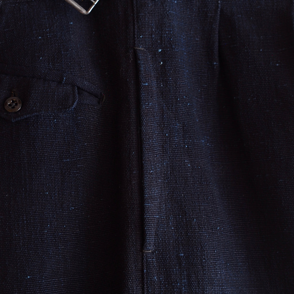 NORA WORK PANTS~japan old indigo paper fabric~