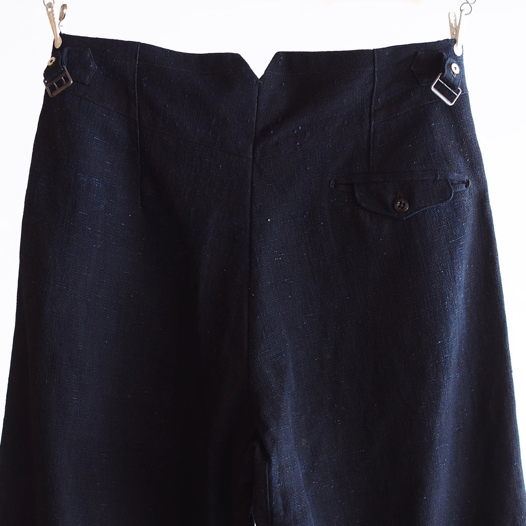 NORA WORK PANTS~japan old indigo paper fabric~