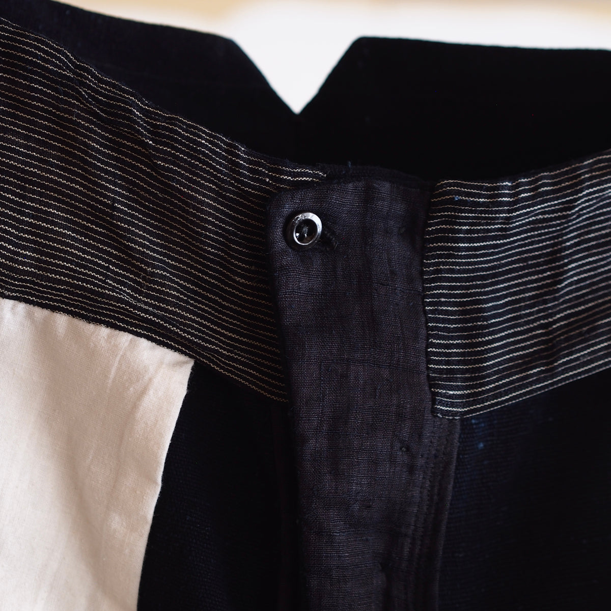 NORA WORK PANTS~japan old indigo paper fabric~