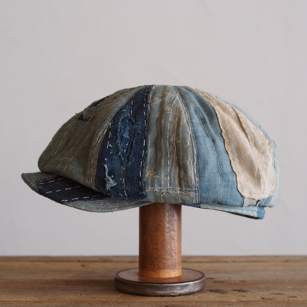 BORO(襤褸)CAP ~type newsboy~60 meiji-taisho
