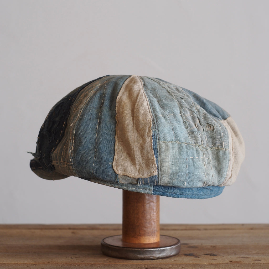 BORO(襤褸)CAP ~type newsboy~60 meiji-taisho