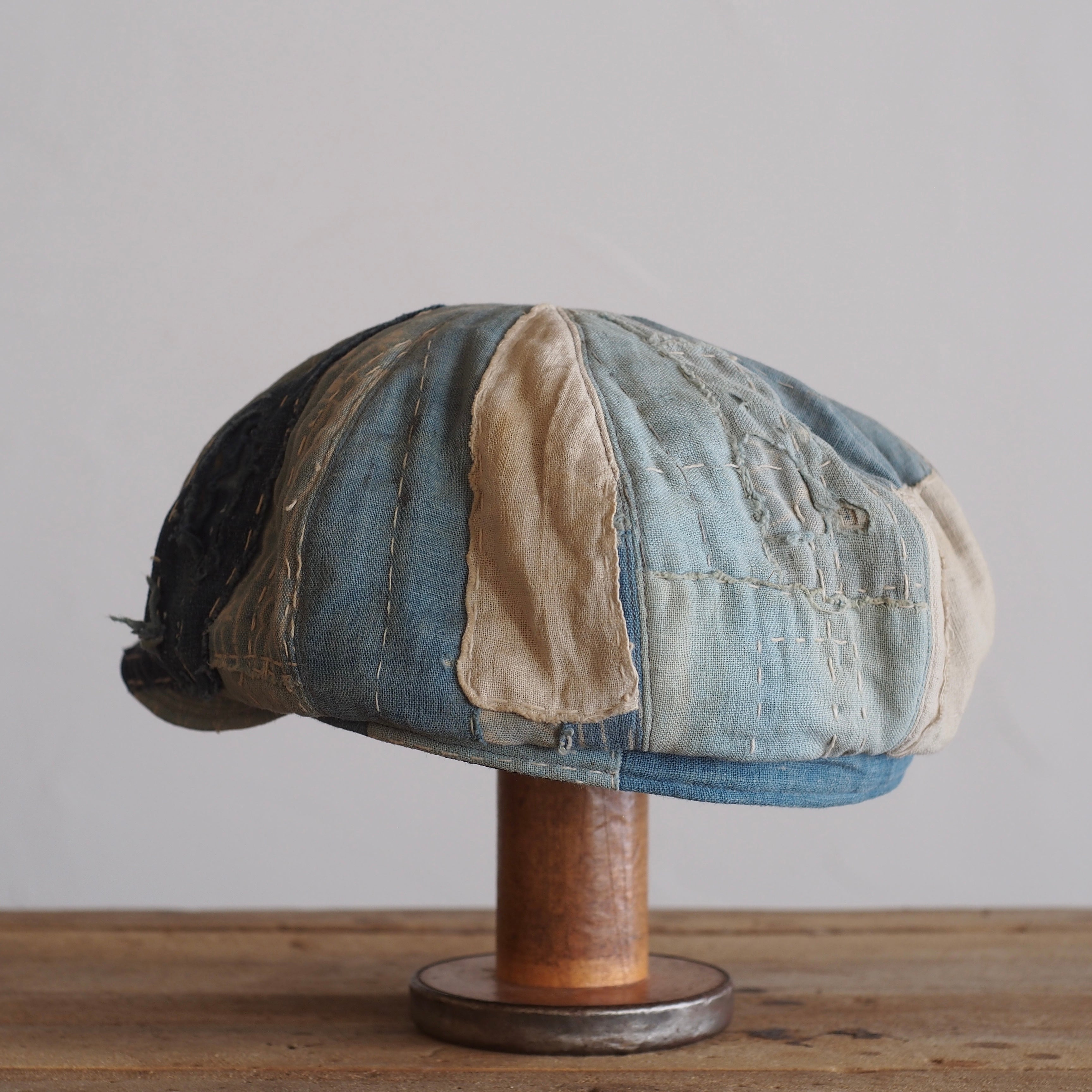 BORO(襤褸)CAP ~type newsboy~60 meiji-taisho