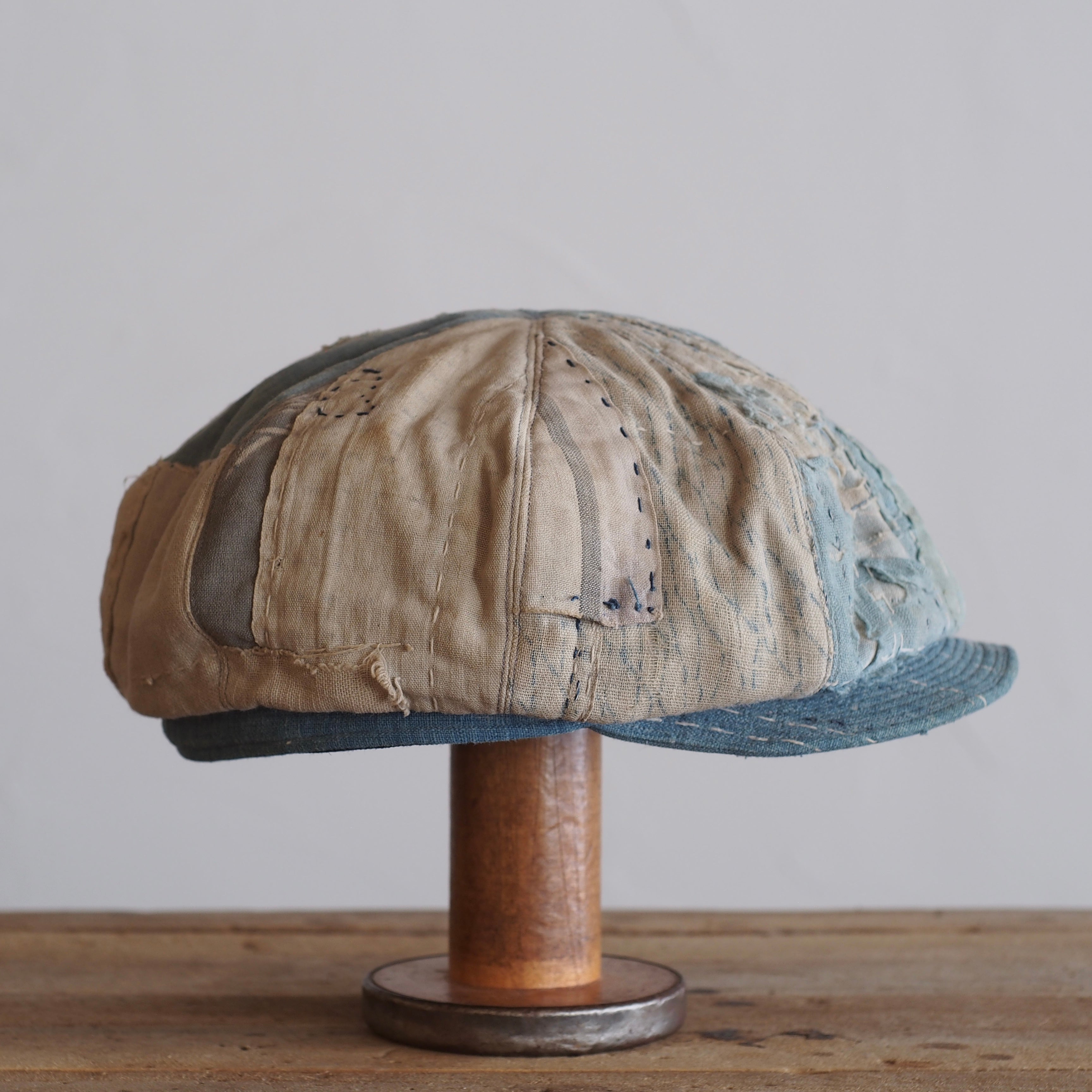 BORO(襤褸)CAP ~type newsboy~60 meiji-taisho