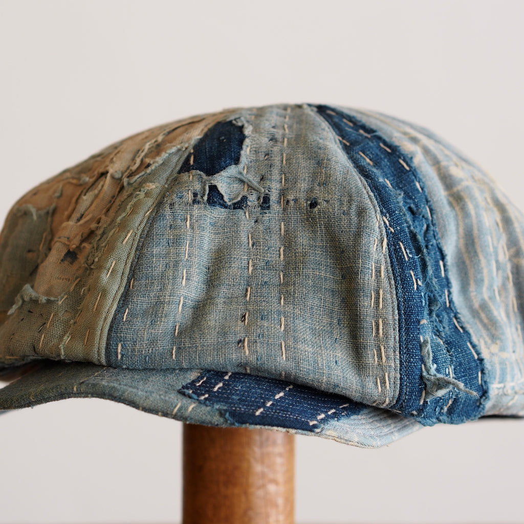 BORO(襤褸)CAP ~type newsboy~60 meiji-taisho