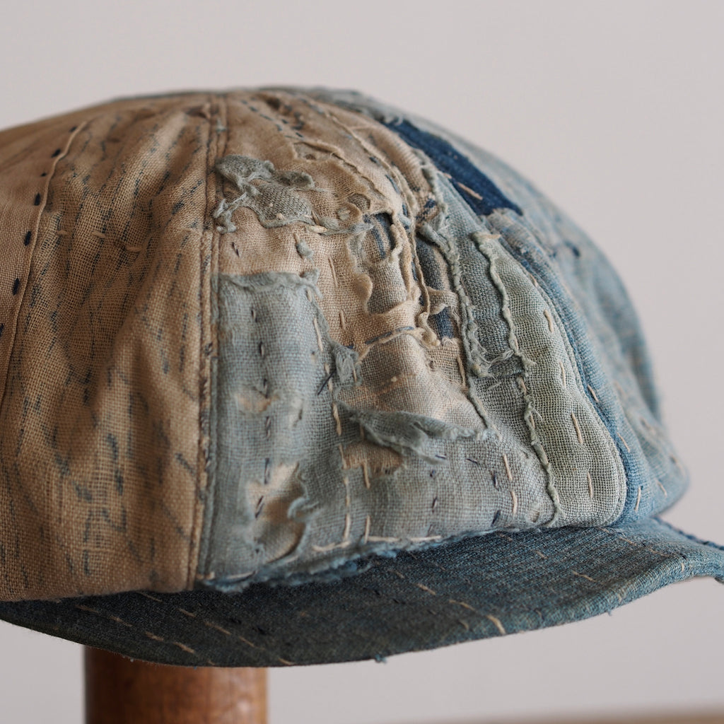 BORO(襤褸)CAP ~type newsboy~60 meiji-taisho