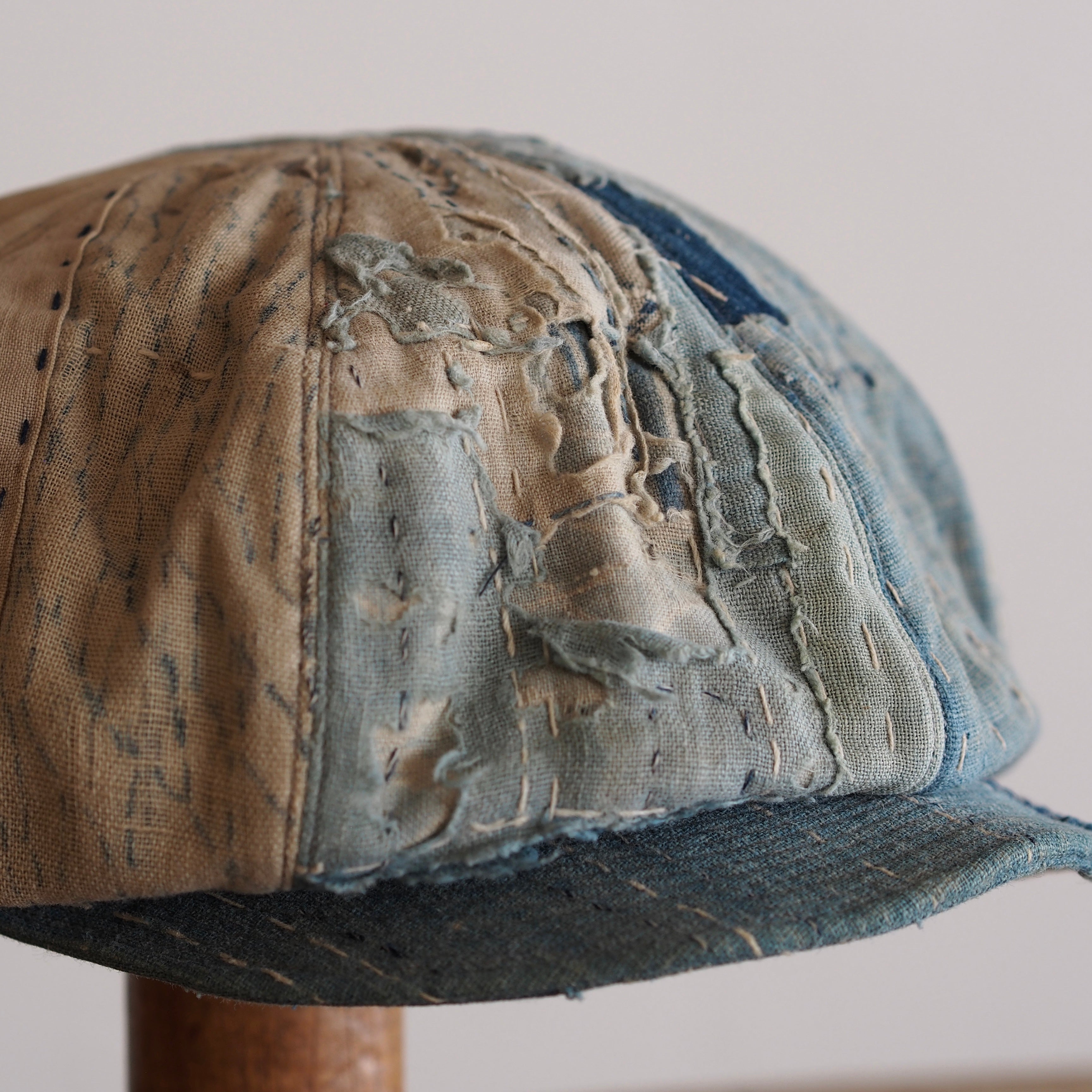 BORO(襤褸)CAP ~type newsboy~60 meiji-taisho