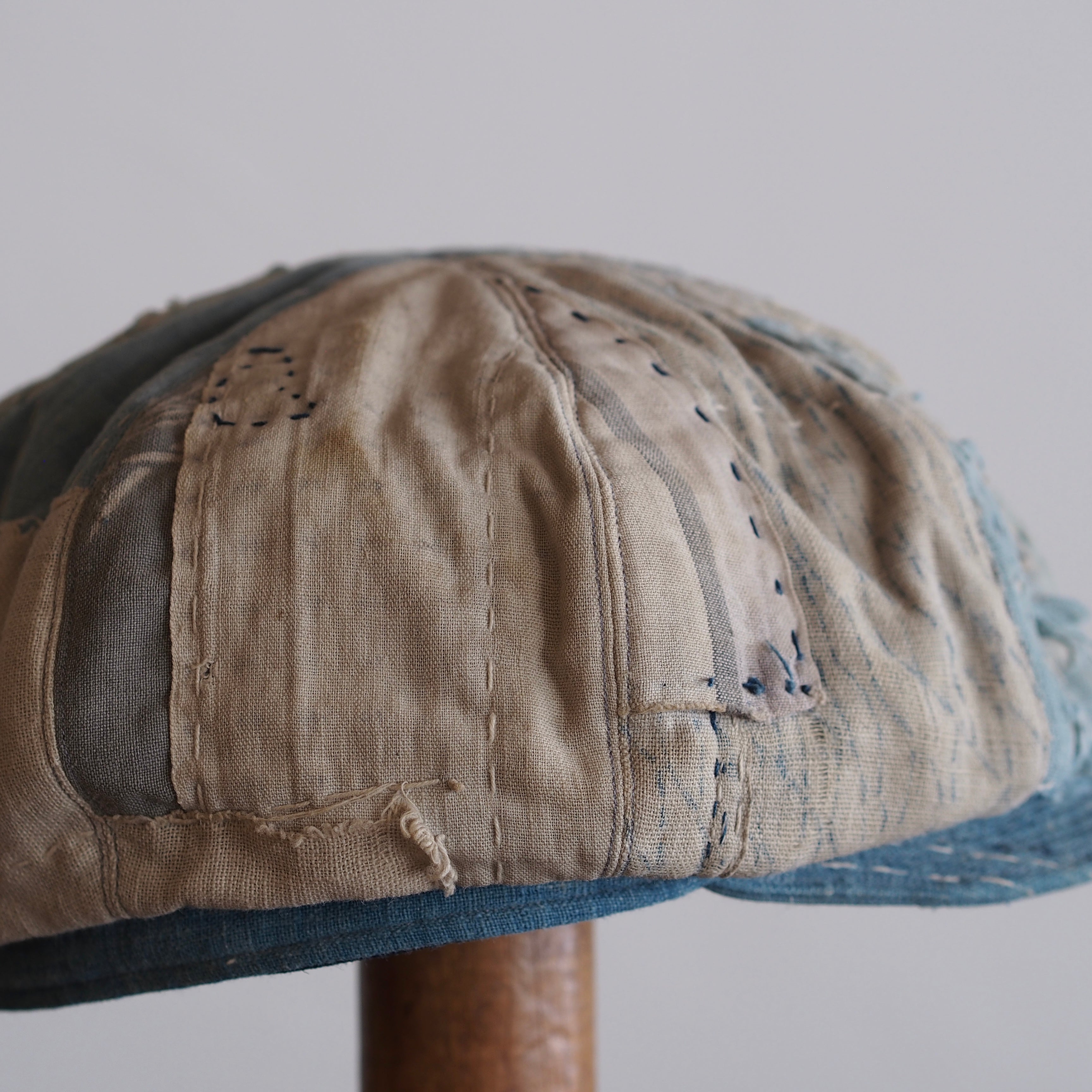 BORO(襤褸)CAP ~type newsboy~60 meiji-taisho