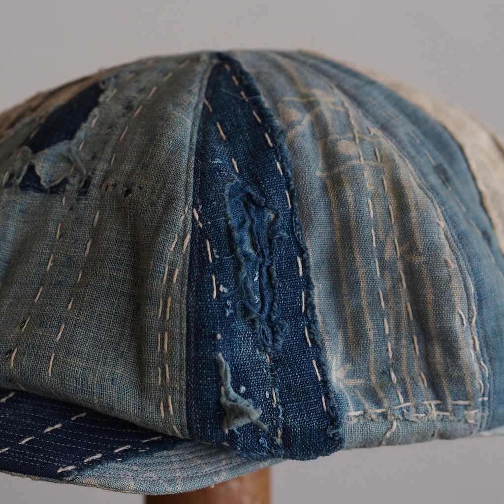 BORO(襤褸)CAP ~type newsboy~60 meiji-taisho