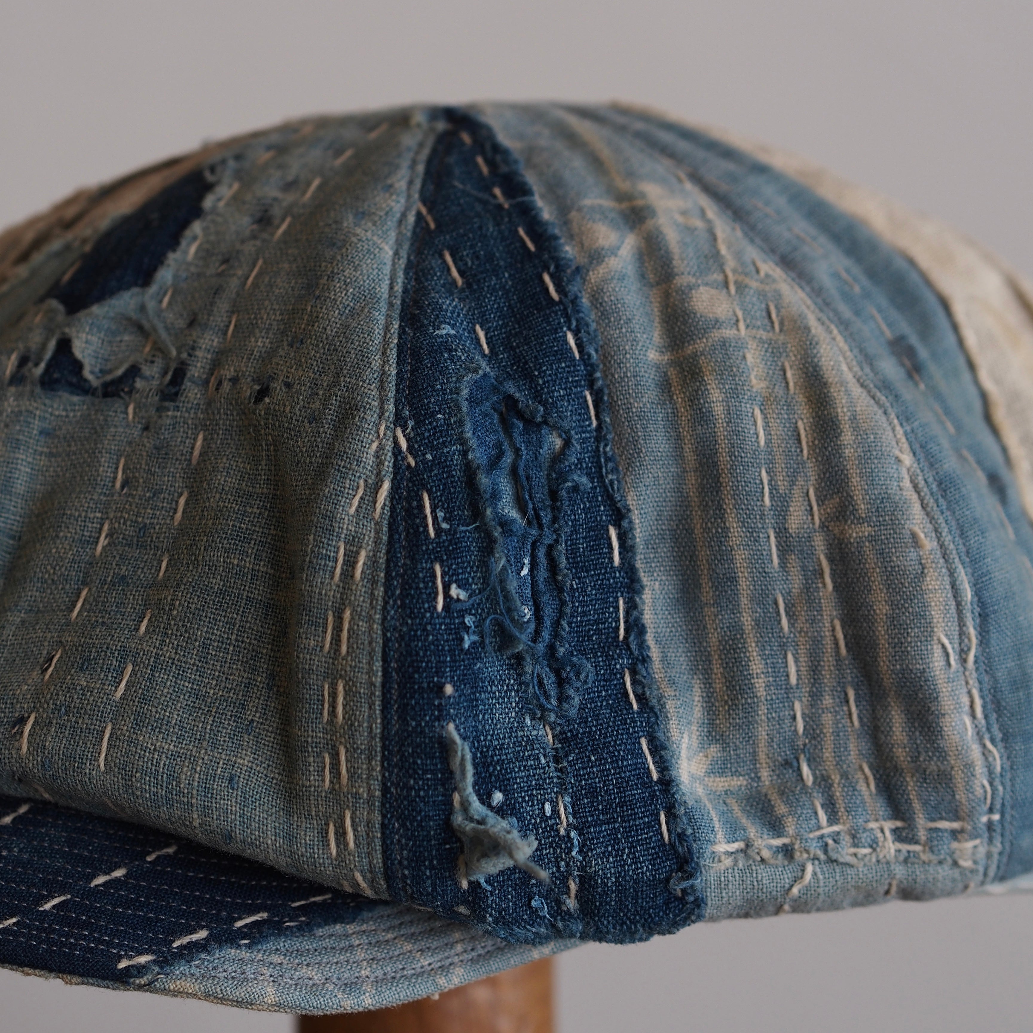 BORO(襤褸)CAP ~type newsboy~60 meiji-taisho