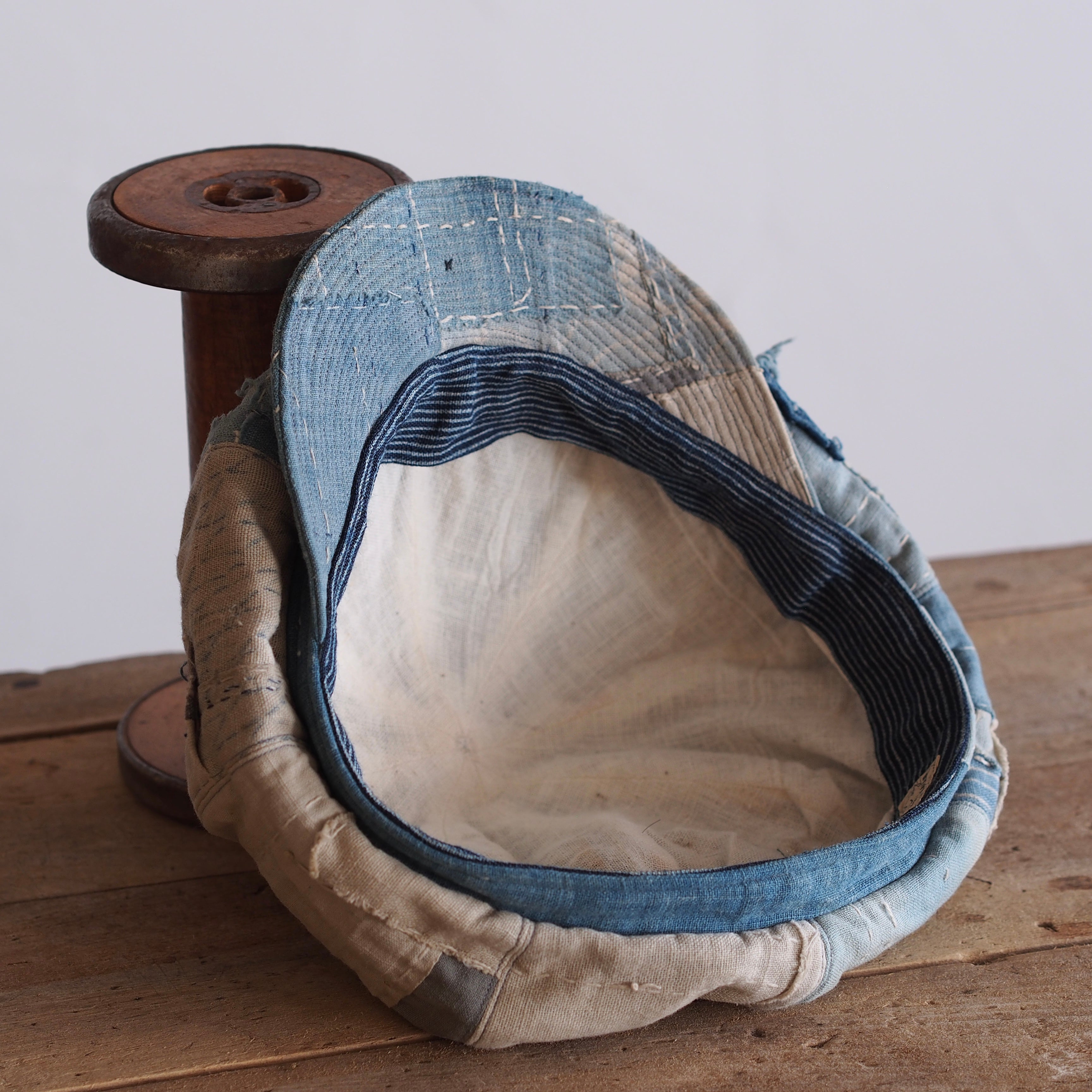 BORO(襤褸)CAP ~type newsboy~60 meiji-taisho