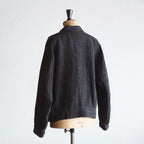 NORA SHORT JACKET~Japan old stripe hemp fabric~