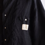 NORA SHORT JACKET~Japan old stripe hemp fabric~