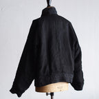 NORA SHORT JACKET~Japan old stripe hemp fabric~