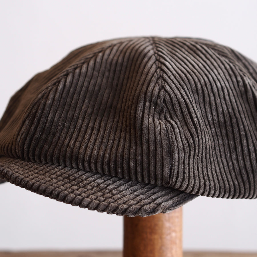 FRENCH VINTAGE CORD CAP ~type newsboy~60